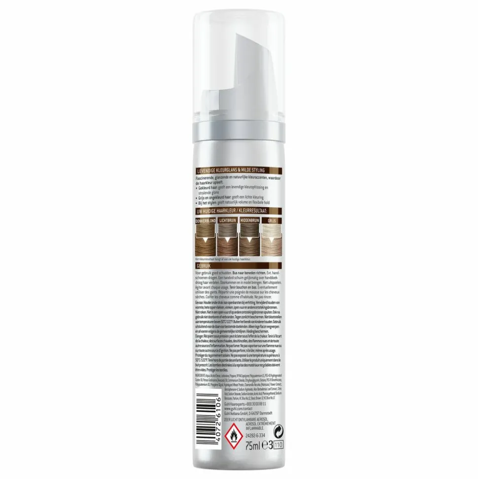3x Guhl Color Forming Mousse Middenbruin 40 75 ml