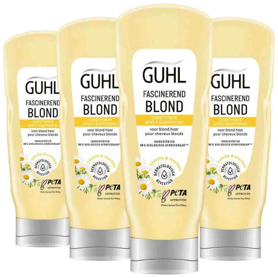 4x Guhl Conditioner Colorshine Fascinerend Blond 200 ml