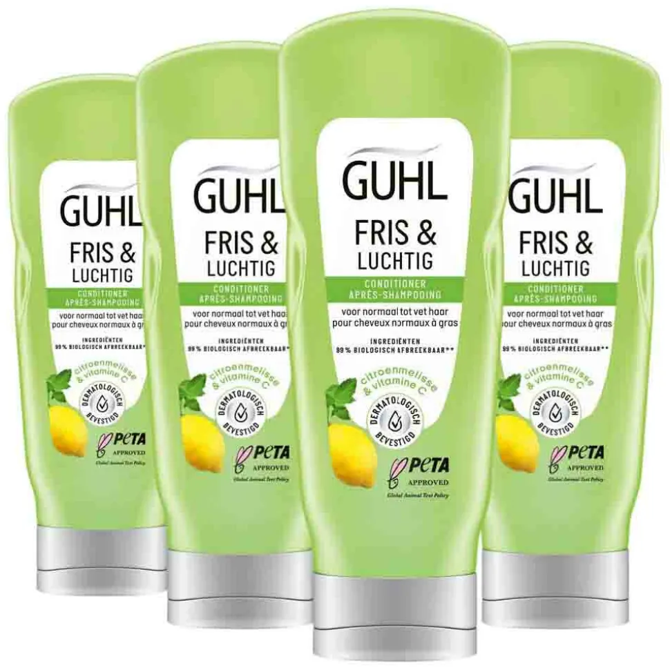 4x Guhl Conditioner Fris & Luchtig 200 ml
