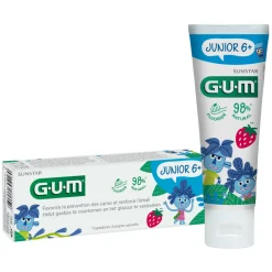 4x GUM Tandpasta Junior 6+ 50 ml