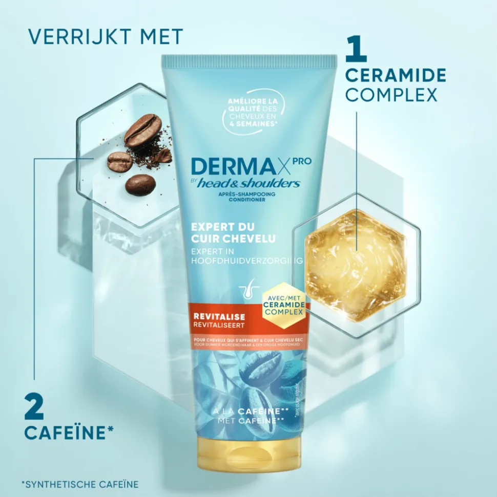 6x Head & Shoulders Anti-roos Conditioner DERMAxPRO Revitaliseert 220 ml