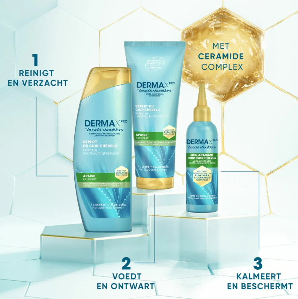 6x Head & Shoulders Conditioner DERMAxPRO Kalmeert 220 ml