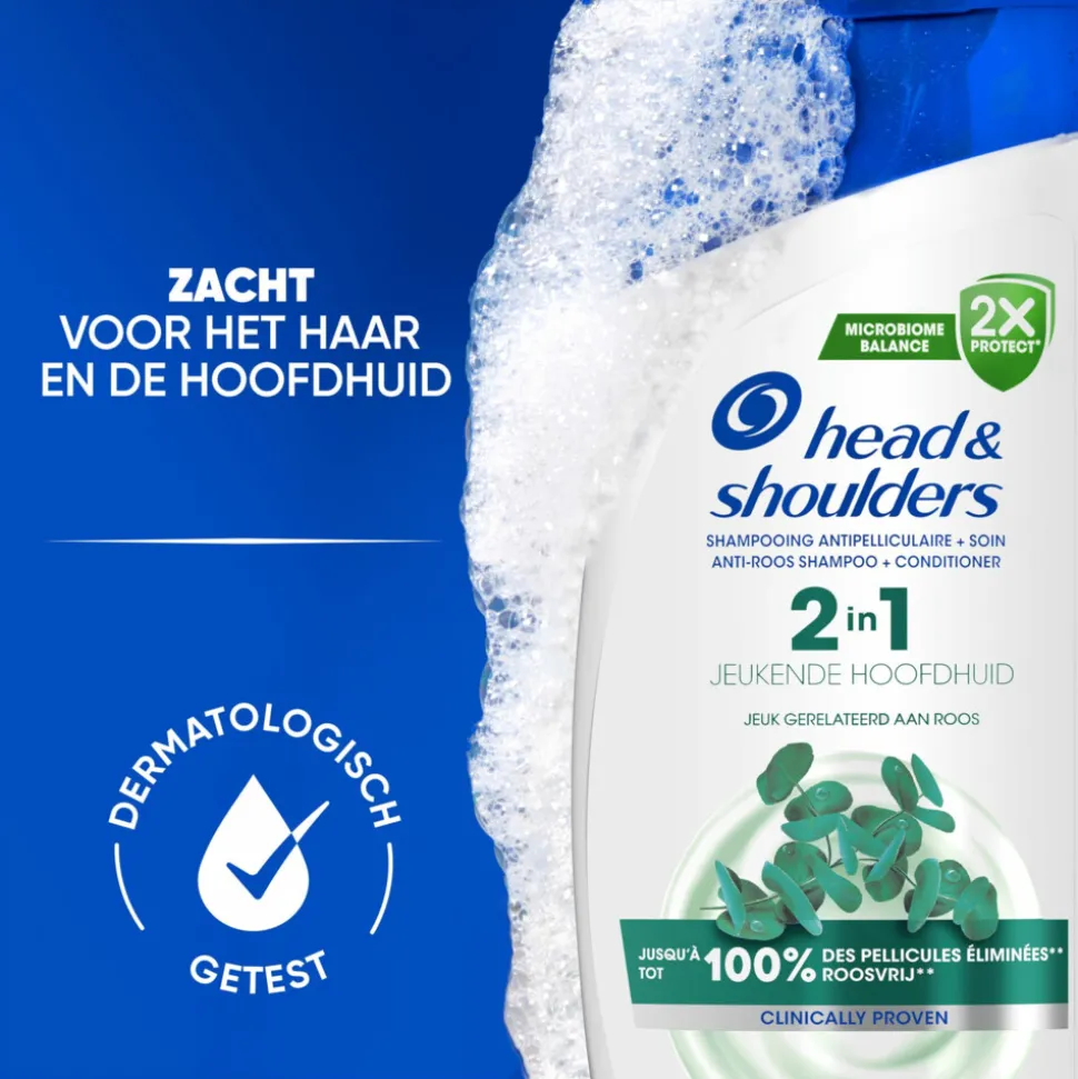 6x Head & Shoulders 2in1 Jeukende Hoofdhuid 300 ml