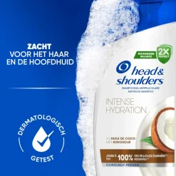 6x Head & Shoulders Shampoo Intense Hydration 625 ml