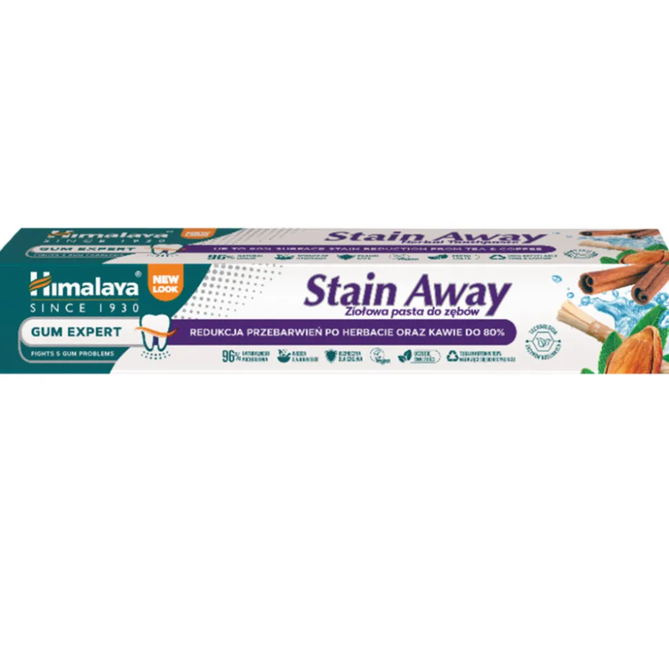 3x Himalaya Herbals Tandpasta Stain Away 75 ml