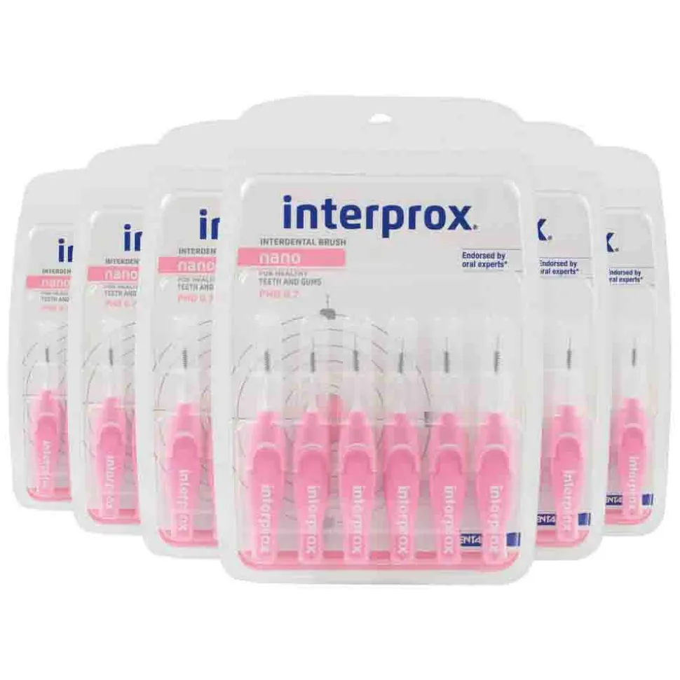 6x Interprox Ragers Nano Roze PHD 0.7 6 stuks