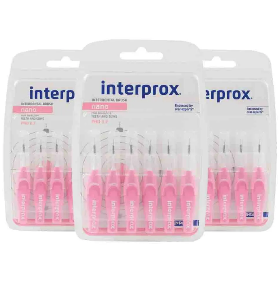 3x Interprox Ragers Nano Roze PHD 0.7 6 stuks