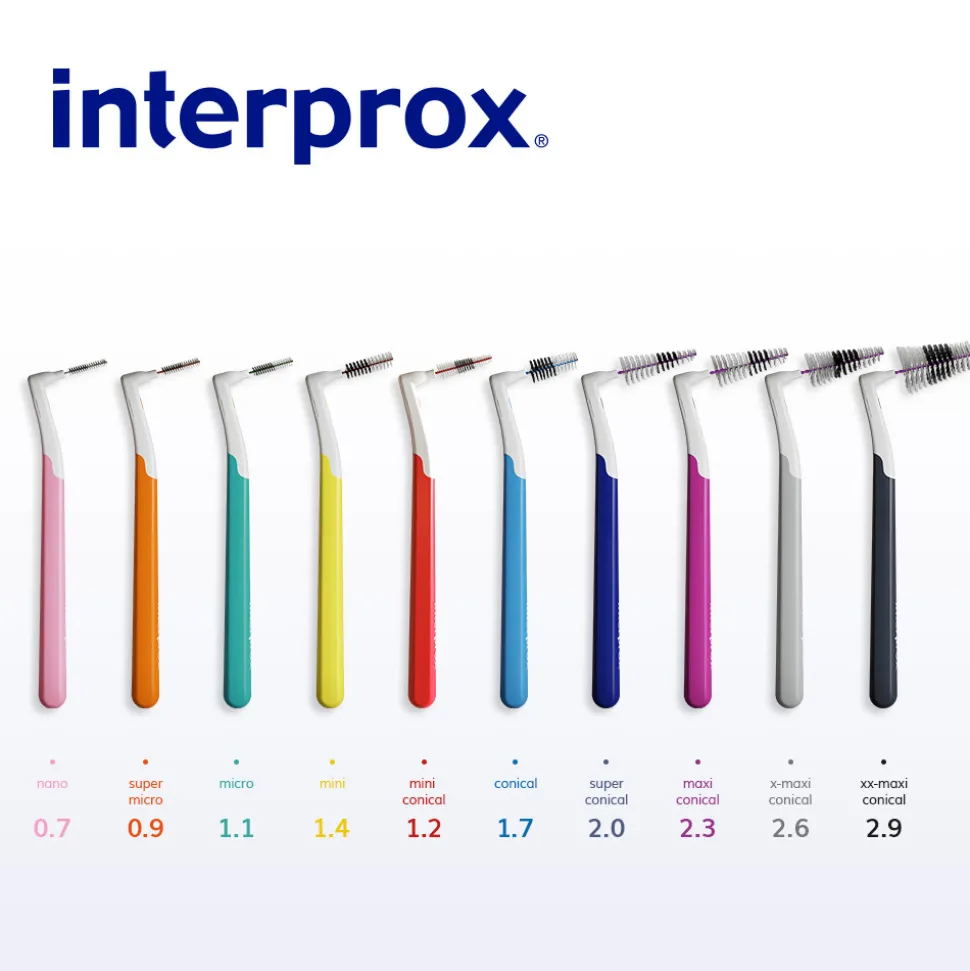 6x Interprox Ragers Plus Nano Roze PHD 0.7 6 stuks