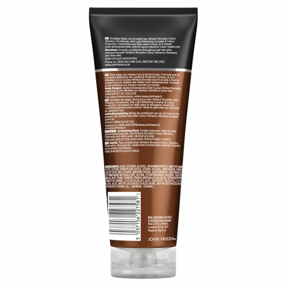 4x John Frieda Colour Protecting Vibrancy Conditioner 250 ml