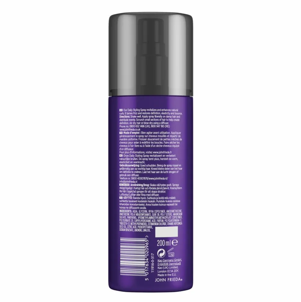 4x John Frieda Frizz Ease Dream Curls Spray 200 ml