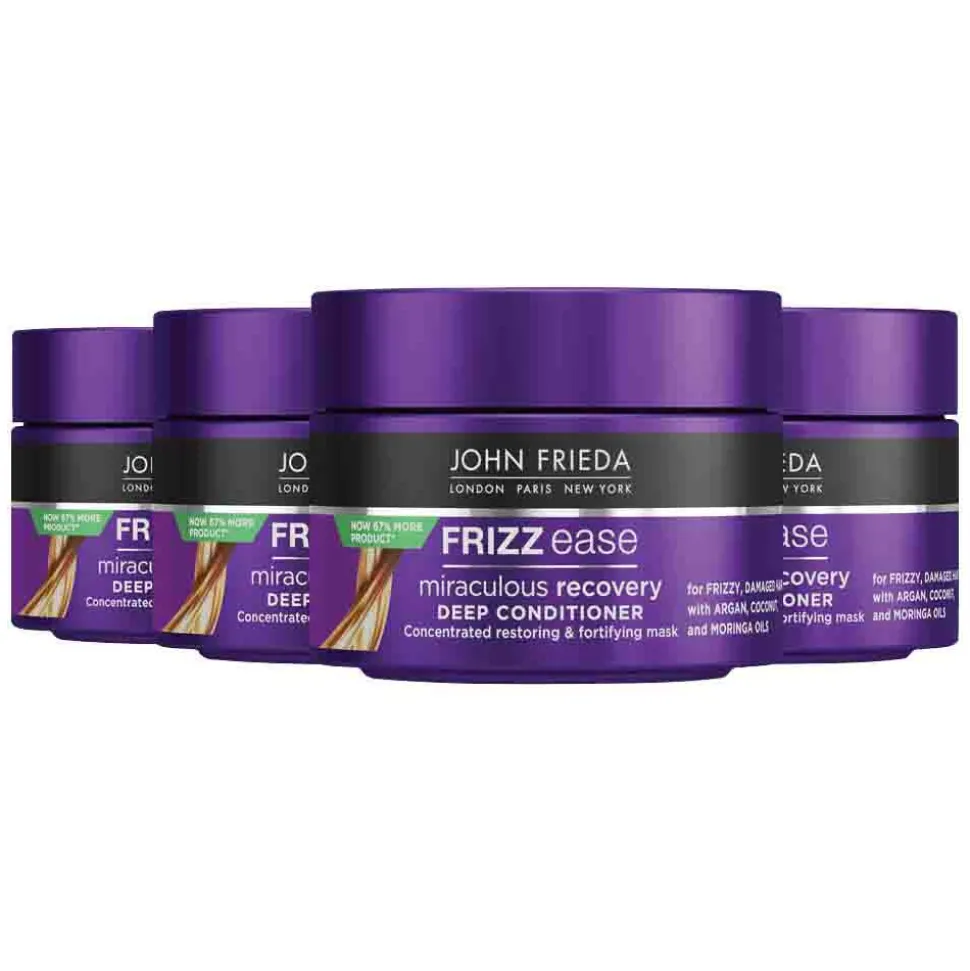 4x John Frieda Frizz Ease Miraculous Recovery Haarmasker 250 ml