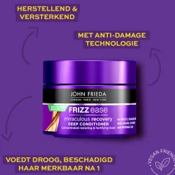 4x John Frieda Frizz Ease Miraculous Recovery Haarmasker 250 ml