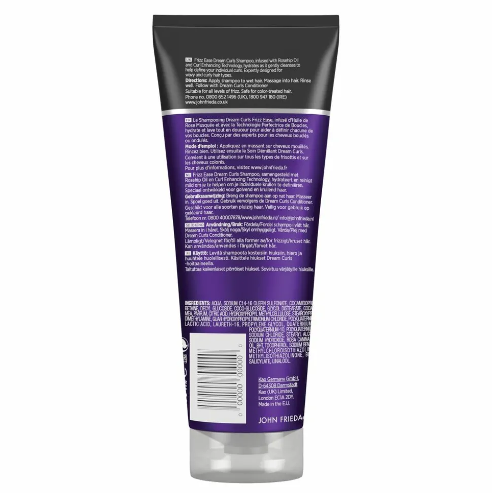 4x John Frieda Frizz Ease Dream Curls Shampoo 250 ml