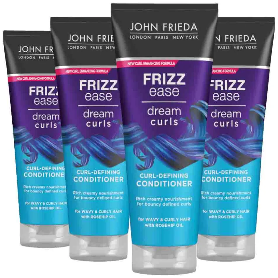 4x John Frieda Frizz Ease Dream Curls Conditioner 250 ml