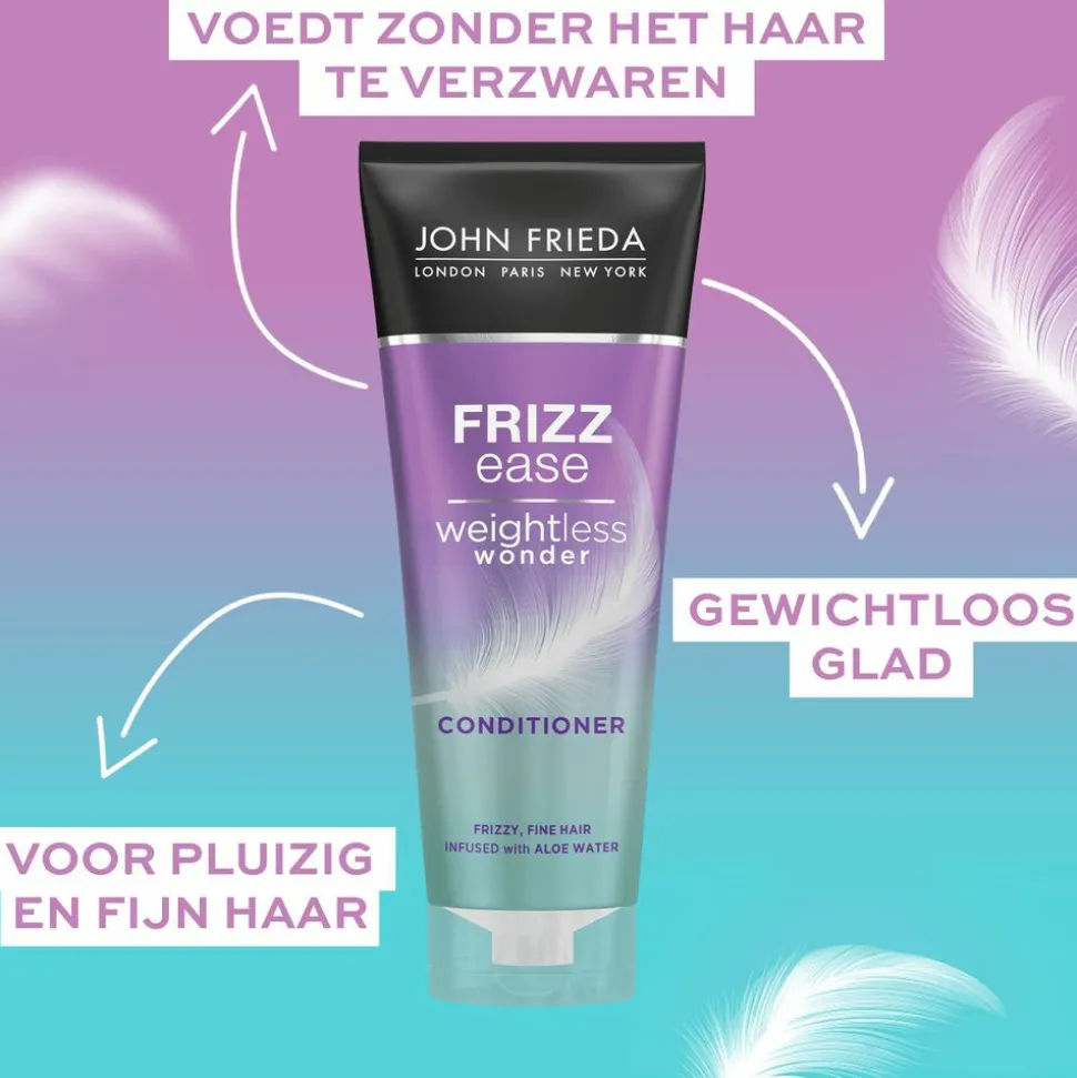 4x John Frieda Weightless Wonder Conditioner 250 ml