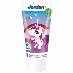 8x Jordan Tandpasta Kids 0-5 jaar 50 ml
