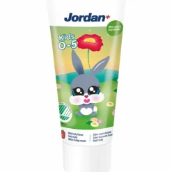 8x Jordan Tandpasta Kids 0-5 jaar 50 ml
