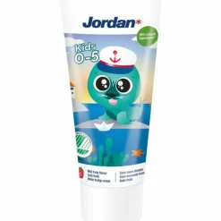 8x Jordan Tandpasta Kids 0-5 jaar 50 ml