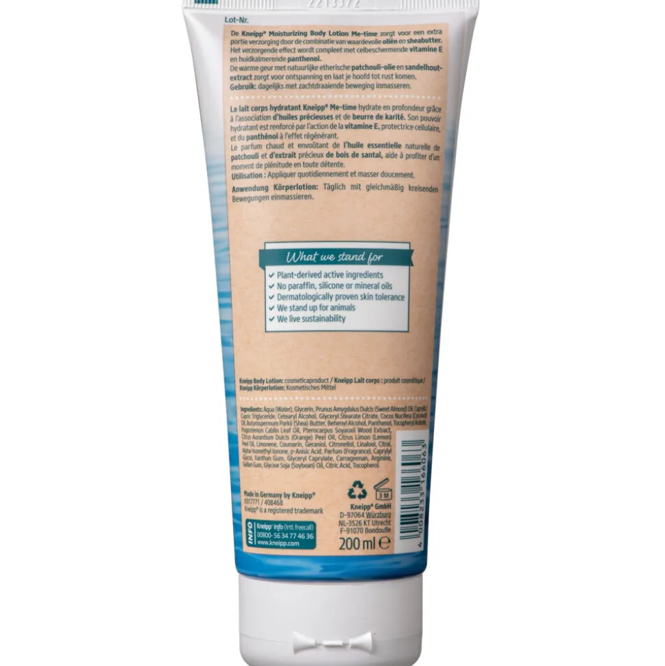 6x Kneipp Bodylotion Me Time 200 ml