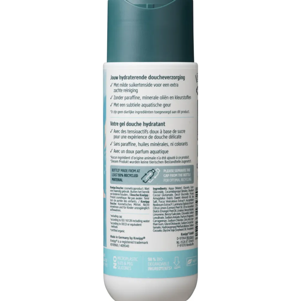 6x Kneipp Clean Beauty Douchegel Algen Zeezout 200 ml