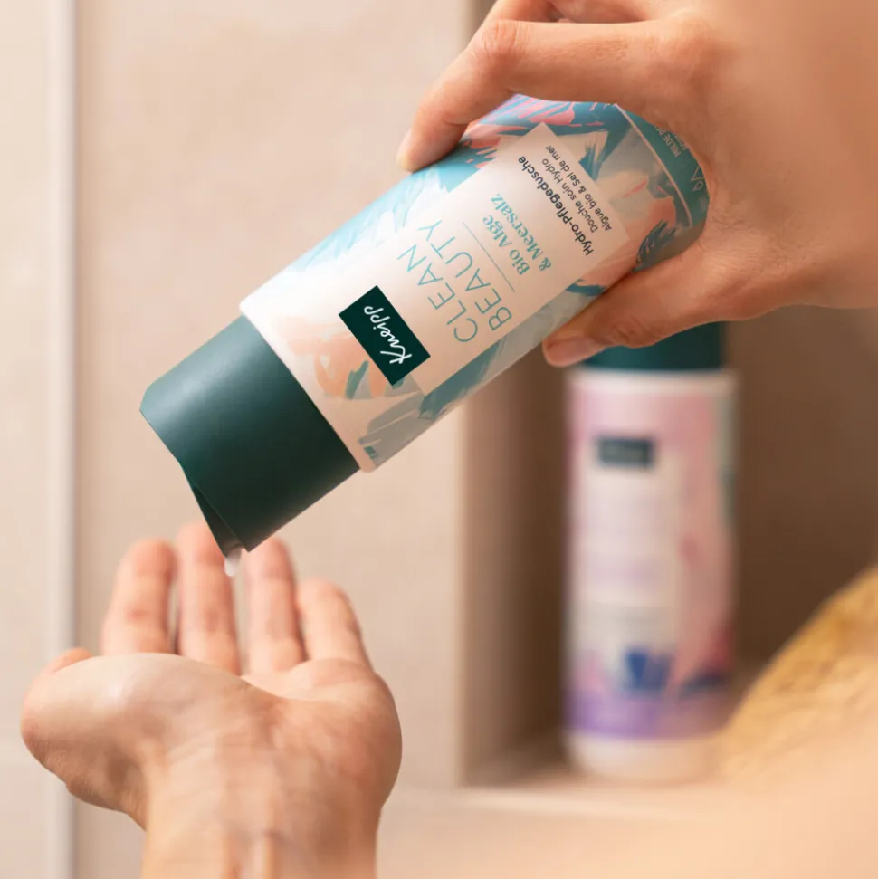 6x Kneipp Clean Beauty Douchegel Algen Zeezout 200 ml