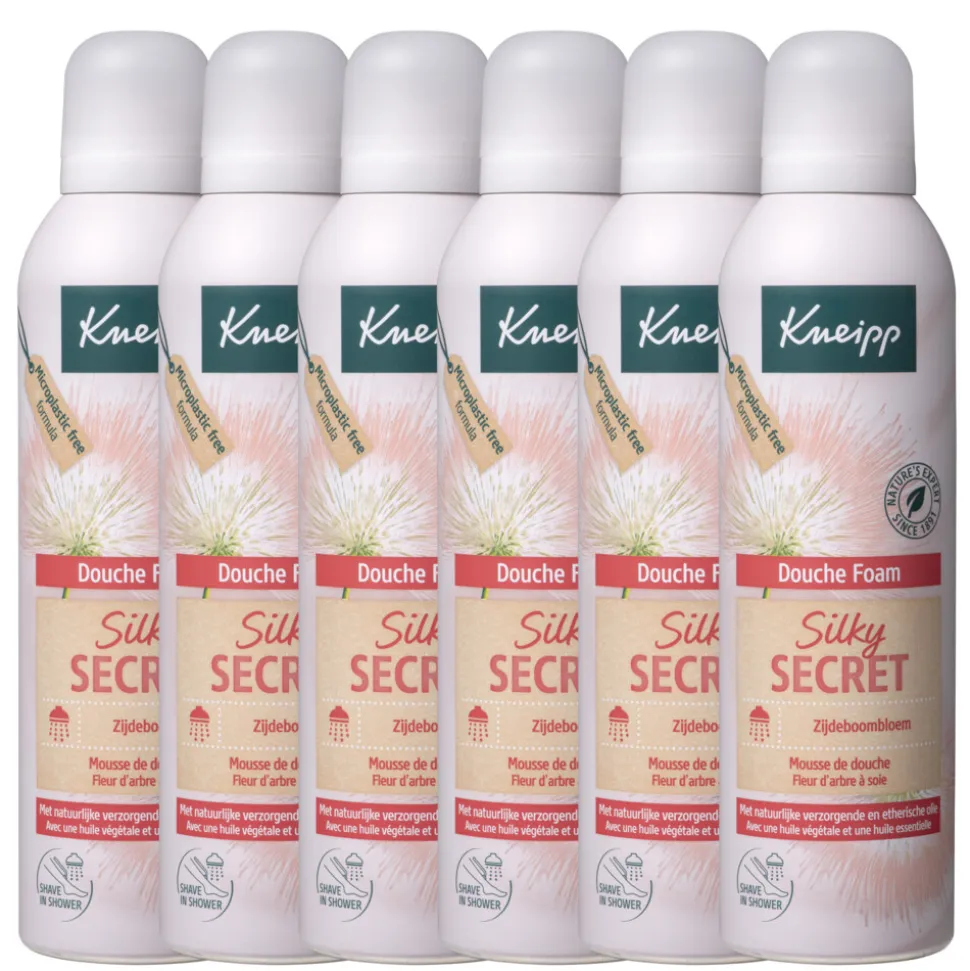 6x Kneipp Douche Foam Silky Secret 200 ml