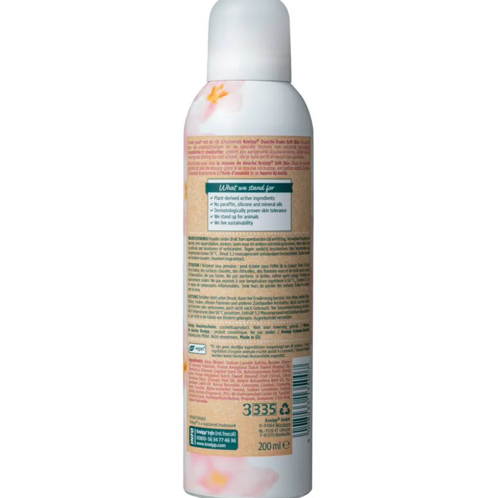 6x Kneipp Douche Foam Soft Skin Amandelbloesem 200 ml