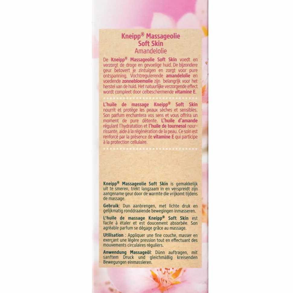 6x Kneipp Massageolie Soft Skin Amandelbloesem 100 ml