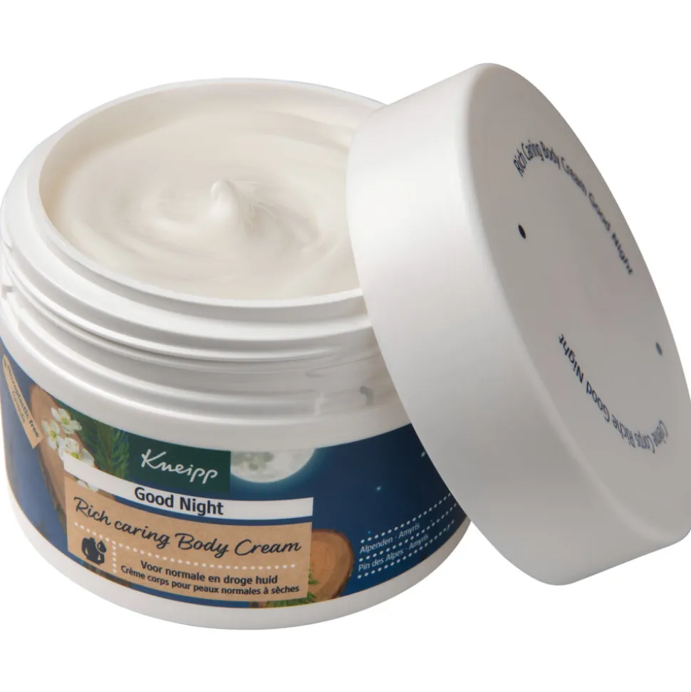 4x Kneipp Rich Caring Bodycrème Good Night 200 ml