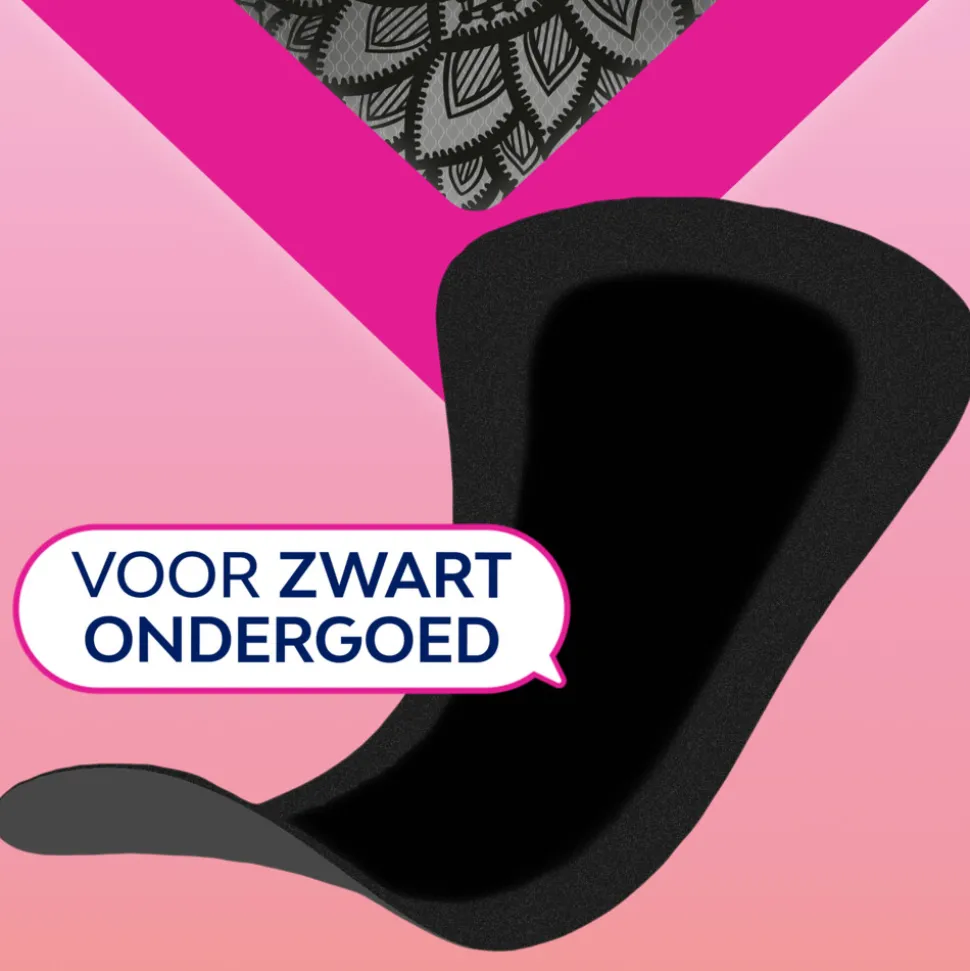 8x Libresse Inlegkruisjes Zwart 30 stuks