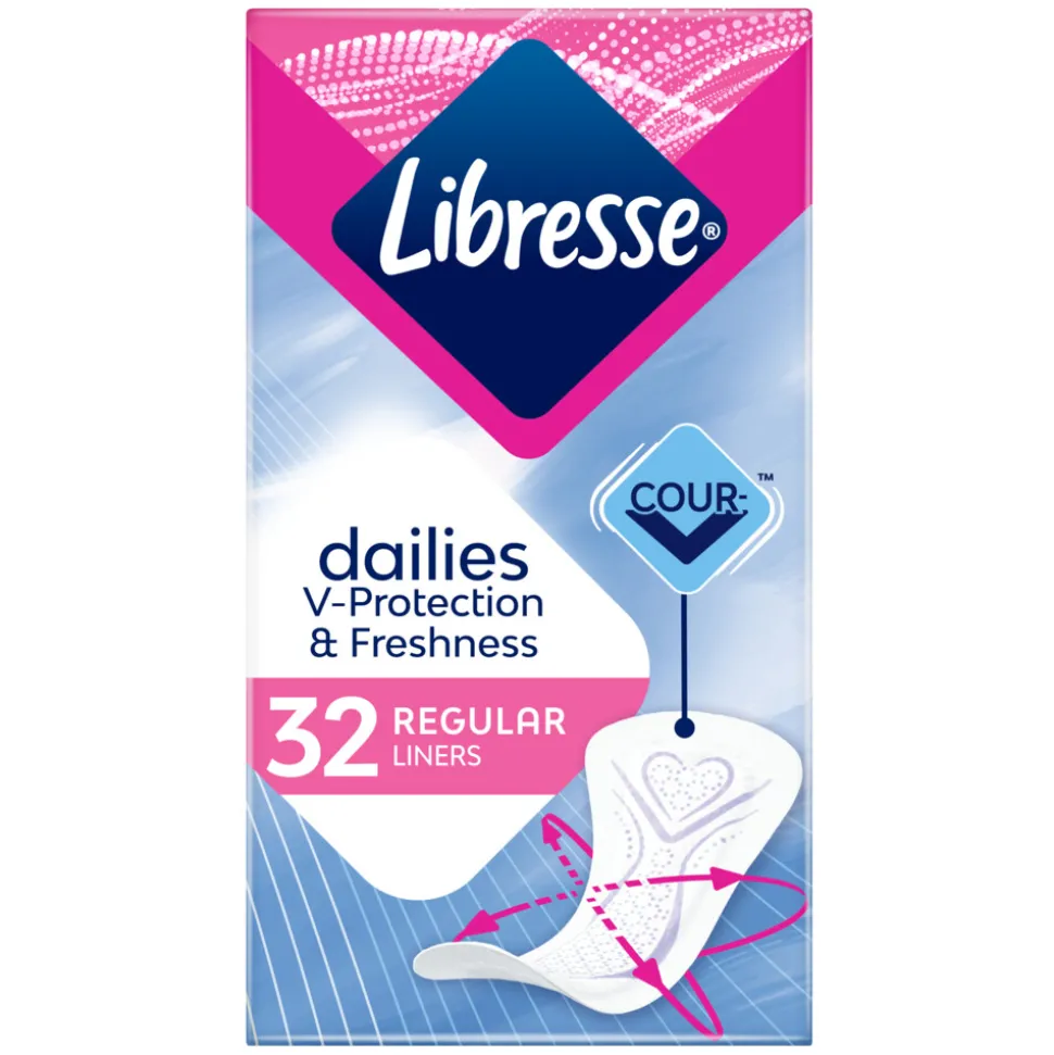 15x Libresse Regular Inlegkruisjes 32 stuks