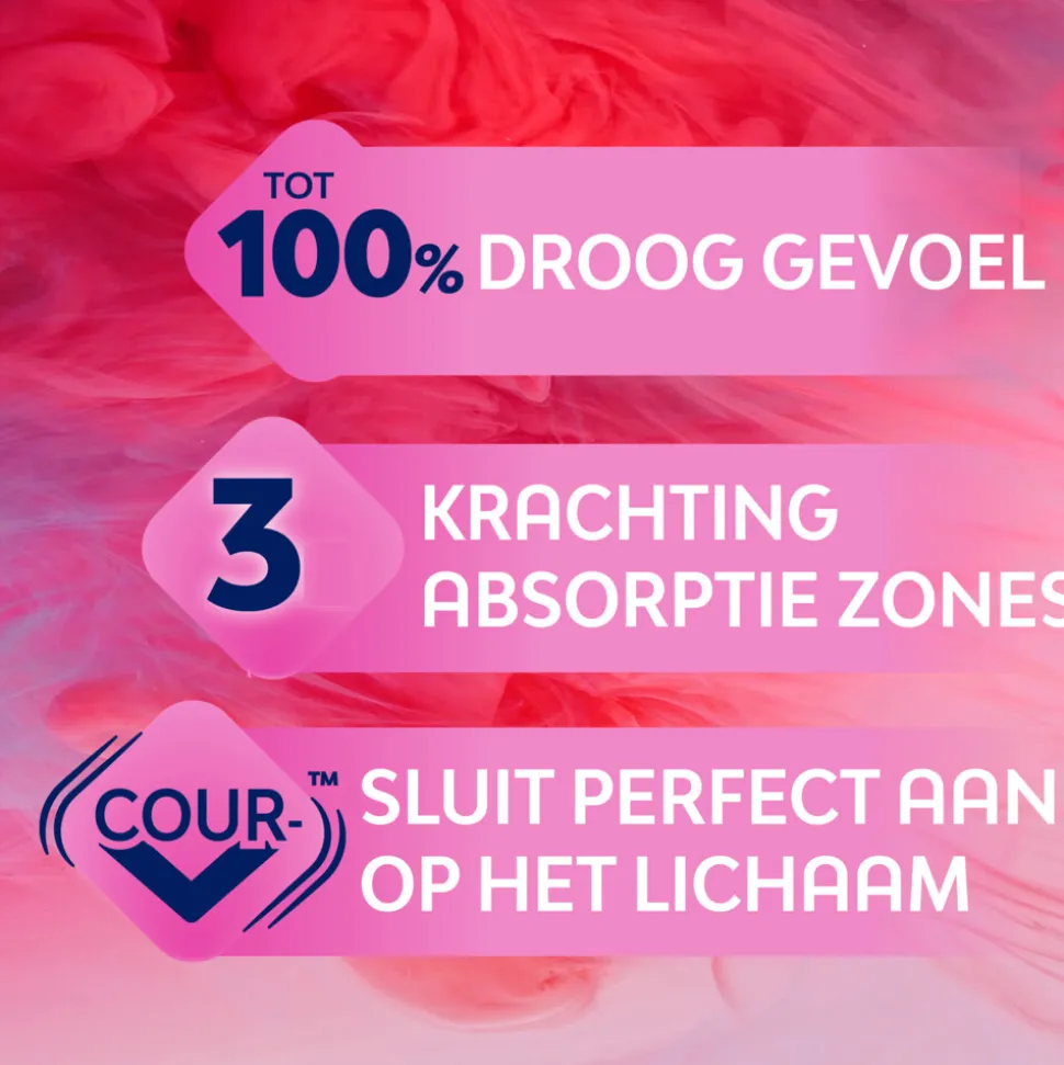 16x Libresse Ultra+ Regular Maandverband met Vleugels 14 stuks