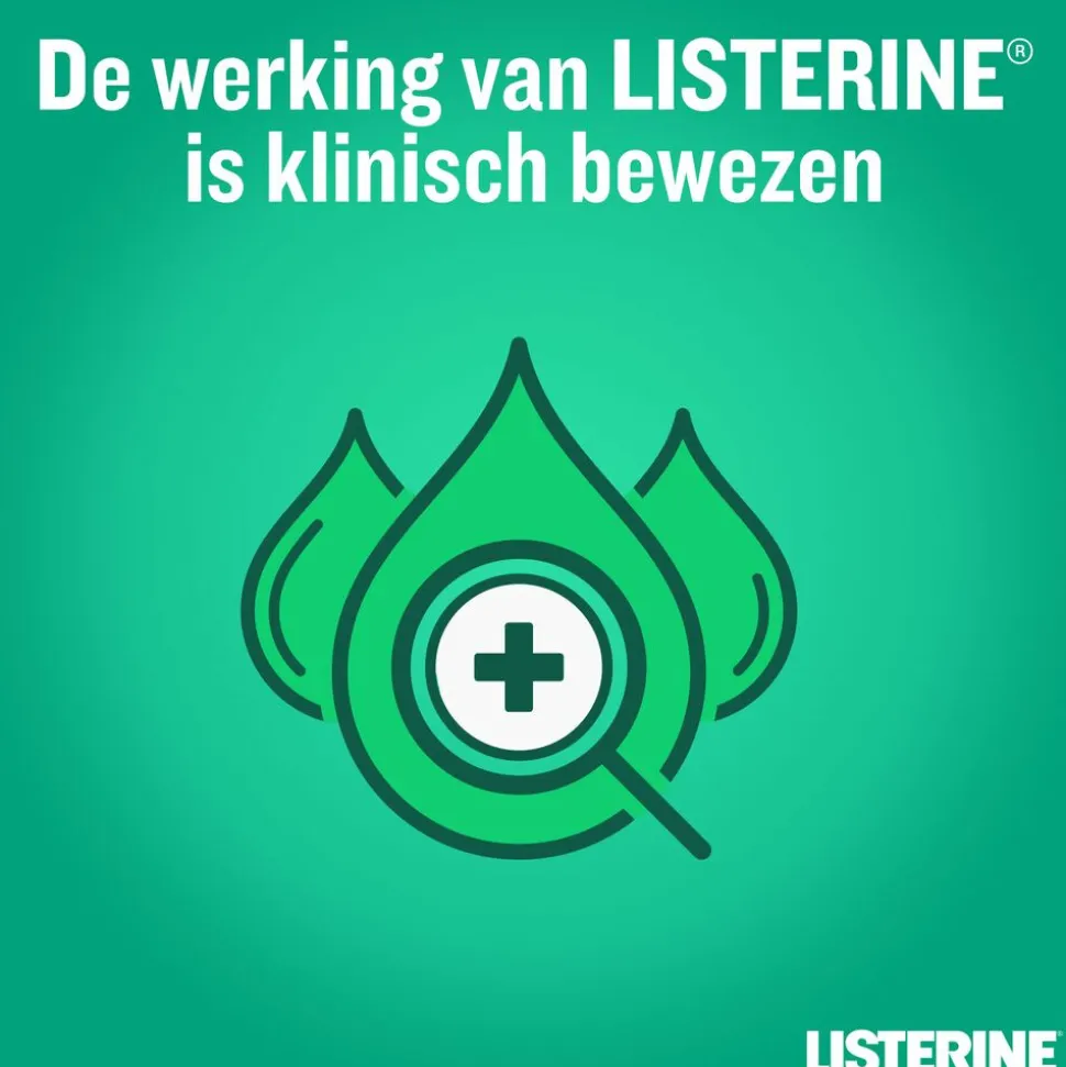 3x Listerine Mondwater Clean & Fresh zonder Alcohol 500 ml