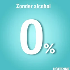 3x Listerine Mondwater Cool Mint Milde Smaak Zonder Alcohol 1 liter