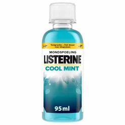 3x Listerine Mondwater Cool Mint Reisverpakking 95 ml