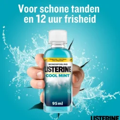3x Listerine Mondwater Cool Mint Reisverpakking 95 ml