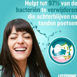 4x Listerine Mondwater Cool Mint Milde Smaak Zonder Alcohol 500 ml