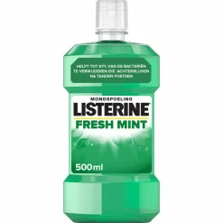 3x Listerine Mondwater Fresh Mint 500 ml