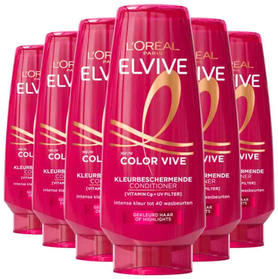 6x L'Oréal Elvive Color Vive Conditioner 200 ml