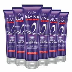 6x L'Oréal Elvive Color Vive Purple Conditioner 150 ml