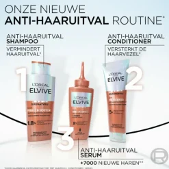 6x L'Oréal Elvive Fiber Booster Anti-Haaruitval Serum 102 ml