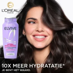 6x L'Oréal Elvive Hydra Hyaluronic Shampoo 250 ml