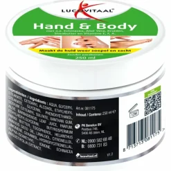 2x Lucovitaal Hand en Body Crème Echinacea & Aloë Vera 250 ml