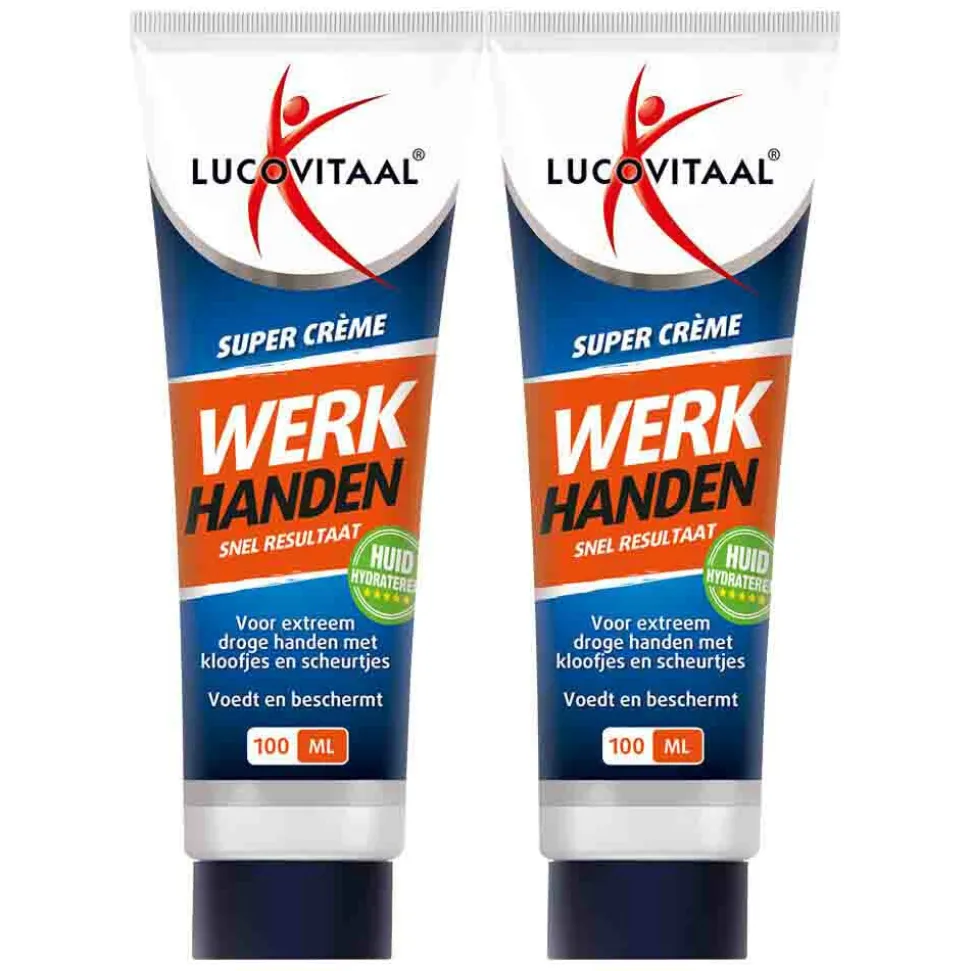 2x Lucovitaal Werkhanden crème 100 ml