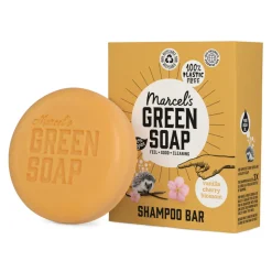 3x Marcel's Green Soap Shampoobar Vanilla & Cherry Blossom 90 gr
