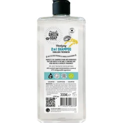 6x Marcel's Green Soap Shampoo & Conditioner 2 in 1 Mimosa & Black Currant 300 ml