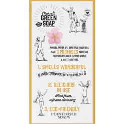 6x Marcel's Green Soap Showerbar Vanilla & Cherry Blossom 150 gr