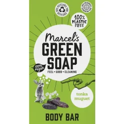 6x Marcel's Green Soap Showerbar Tonka & Muguet 150 gr