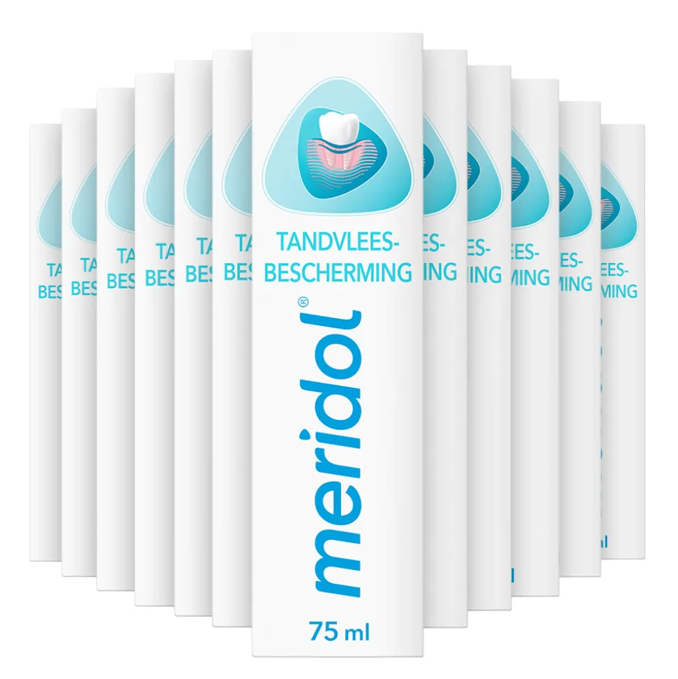 12x Meridol Tandpasta Tandvleesbescherming 75 ml