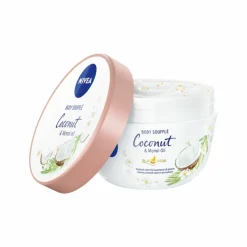 3x NIVEA Body Souffle Coconut en Monoi Olie 200 ml